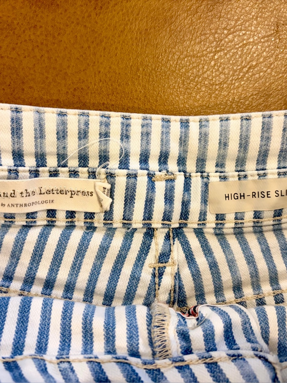 Anthropologie Pilcro Ultra High-Rise Patch Pocket Denim Shorts - Picture 6 of 13